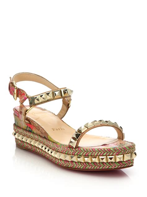 sandali prada louboutin|christian louboutin sandals for women.